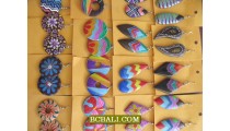 Cheap Price Earrings Wooden Alot Package Free 